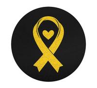 Sarcoma C-ancer Awareness Yellow Ribbon Wooden Jigsaw Puzzles for Adults Brain-Teasing Game Idea Puzzle Gift for Unisex