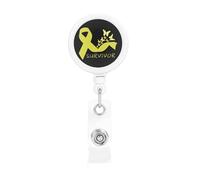 Sarcoma Cancer Survivor Retractable Badge Holder Bulk ConvenientBadge Reels Badge Clip for NurseTeacher Student Office Staff Name Tag