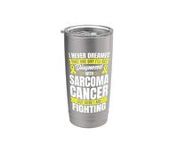 Sarcoma Cancer Warrior Stainless Steel Insulated Tumbler