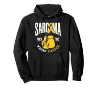Sarcoma Picked The Wrong Fighter Sarcoma Awareness gifts Pullover Hoodie