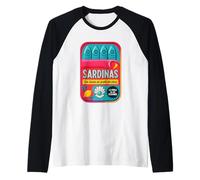 Sardinas Con Timón En Aceite De Oliva Raglan Baseball Tee