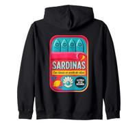 Sardinas Con Timón En Aceite De Oliva Zip Hoodie