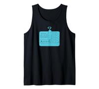 Sardine Design - Trendy Tinned Fish Foodie Artwork Tank Top