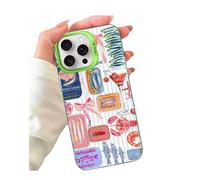 Sardine Seafood Blue Stripe Fish Foodie Tablecloth Italian Retro Artwork Art Custom Compatible With iPhone 11 12 13 14 15 16 16E Pro Max Plus Mini Bumper Case Design Name Protective Cover Silicone