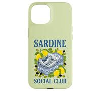 Sardine Social Club Funny Tinned Fish Martini Cocktail Case for iPhone 15