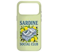 Sardine Social Club Funny Tinned Fish Martini Cocktail Case for iPhone 17 Pro Max