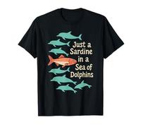 Sardine Summer Tin Fish Coastal Grandma Retro Beach Life Tee T-Shirt