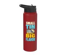 Sardine Tin Big Flavor Retro Stainless Steel Insulated Water Bottle