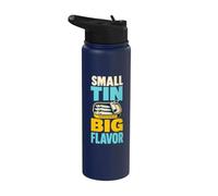Sardine Tin Big Flavor Retro Stainless Steel Insulated Water Bottle