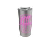 Sardine Tin in Hot Pink Hand Drawn Stainless Steel Insulated Tumbler