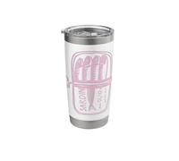 Sardine Tin in Pink Hand Drawn Stainless Steel Insulated Tumbler
