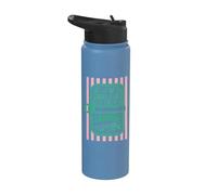 Sardine Tin Retro Coastal Tinned Fish Summer Aesthetic Stainless Steel Insulated Water Bottle