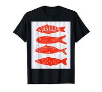 Sardine Tinned Fish Retro Pop Art Mediterranean Summer Value Graphic T-Shirt