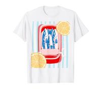 Sardine Tinned Fish Retro Pop Art Mediterranean Summer Value Graphic T-Shirt, Men, White, L