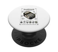 Sardines In Olive Oil Anatomy Of A Humble Treasure PopSockets Adhesive PopGrip