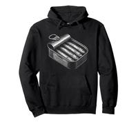 Sardines In Olive Oil Vintage Canned Fish Tin Pullover Hoodie