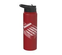 Sardines in Olive Oil Vintage Canned Fish Tin Stainless Steel Insulated Water Bottle