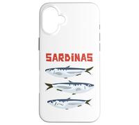 Sardines In Spanish Case for iPhone 16 Plus