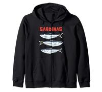 Sardines In Spanish Zip Hoodie