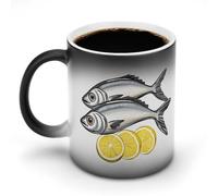 Sardines Ocean Color Changing Mug Ceramic Heat Sensitive Cup for Men Women Gifts