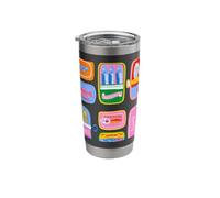 Sardines Pattern Summer Beach Preppy Sardines Pattern Summer Stainless Steel Insulated Tumbler