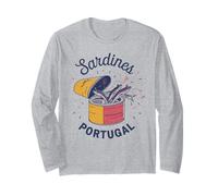 Sardines Portugal Tshirt Tinned Fish Retro Men Women Vintage Long Sleeve T-Shirt
