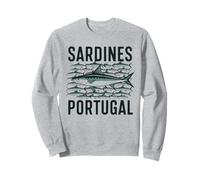 Sardines Portugal Tshirt Tinned Fish Retro Men Women Vintage Sweatshirt
