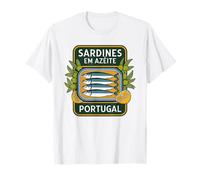 Sardines Portugal Tshirt Tinned Fish Retro Men Women Vintage T-Shirt