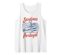Sardines Portugal Tshirt Tinned Fish Retro Men Women Vintage Tank Top
