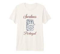 Sardines Portugal Vintage Canned Fish Lisbon Seafood Travel Premium T-Shirt