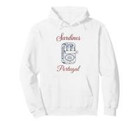 Sardines Portugal Vintage Canned Fish Lisbon Seafood Travel Pullover Hoodie