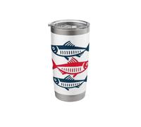 Sardines Sardine Fish Sailor Stainless Steel Insulated Tumbler