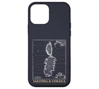Sardinia and Corsica Vintage Map Mediterranean Islands Case for iPhone 12 mini