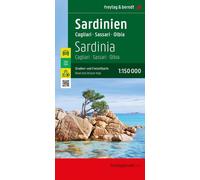 Sardinia - Cagliari, Roadmap 1:150.000 Folded Book