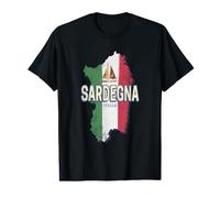 Sardinia Italy Retro Region Map Vintage Holiday Souvenir Value Graphic T-Shirt