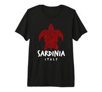 Sardinia Italy Tribal Sea Turtle Ocean Art Design Premium T-Shirt
