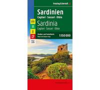 Sardinia Road and Leisure Map 1:150.000: Cagliari - Sassari - Olbia