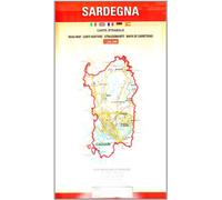 Sardinia {Sardegna}, Regional Road Map - 1:250,000 (English, Spanish, French, Italian and German Edition)
