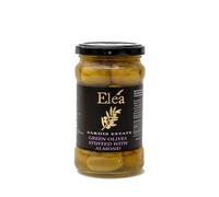 Sardis Estate Kalamata Green Olives Stuffed with Almond - Gourmet Greek Olives, 180g Drained Weight, No Additives or Preservatives, Perfect for Snacking & Entertaining