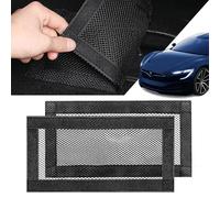 SARDVISA Backseat Air Vent Cover for Tesla Model 3 & Model Y, 2-Pack Rear Seat Air Condition Outlet Protector with Upgraded Mesh Cloth and Velcro, Car Air Vent Accessories for Tesla Model Y / 3