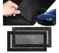 SARDVISA Backseat Air Vent Cover for Tesla Model 3 & Model Y, 2-Pack Rear Seat Air Condition Outlet Protector with Upgraded Mesh Cloth and Velcro, Car Air Vent Accessories for Tesla Model Y / 3