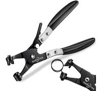 SARDVISA Hose Clamp Pliers, Heavy Duty Hose Clamp Tool with Locking Gear ＆ Black Non-Slip Handle, Professional Automotive Repair Tool for the Removal & Installation of Ring-Type and Spring Band Clamps