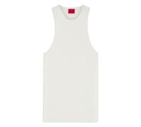 Sarepla Rib Top- female- Hugo- Sleeveless Tops- Beige- S- Tops S