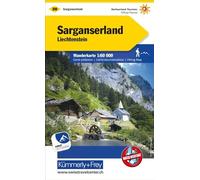 Sarganserland / Liechtenstein: 30 (Hiking maps of Switzerland)