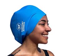 Sargoby Fitness Dreadlocks swimming cap Designed for voluminous and bulky hairstyles like Braids Dreads Locs