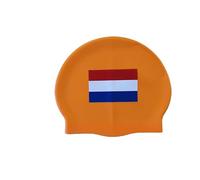 Sargoby Fitness UK Swim Cap Adult Standard-Size for Competitive or Recreational Swimmer Looking for more speed France USA China Black Australia swimming cap (Oranje)