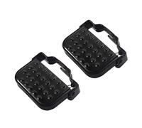 Sarhula 2 Pieces Bike Foot Pegs Bike Rear Pedals Anti-Slip Rear Feet Pedals BMX Pegs Steel Folding Foot Bicycles Footrest Set Folding Footrest Seat Rest Pedal Plate