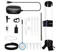 Saricho brine Shrimp Hatchery， brine Shrimp Eggs Incubator Kits,Multifunctional Artemia Hatchery with air Pump,Live brine Shrimp net,Feeder,storagerand and Large Clip(Set of 20pcs)