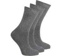 SARIMON 3 Pairs Kids Plan School Socks Boys & Girls Cotton Rich Socks for Kids School Casual Sports Mid-Calf Ages 2 to 16 Years. (6-8 Grey)