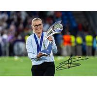 Sarina Wiegman - England Lionesses Euro 2025 Winner Autographed Signed A4 Photo Print 1